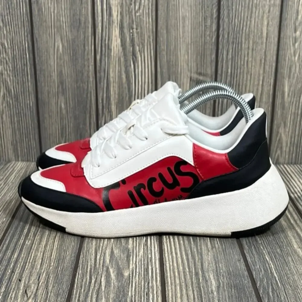 Circus Sam Edelman Women‎ Georgina Fashion Sneakers Shoes Red White Blue Sz 9